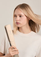Ceramic Air Styler Dual - Plancha-Secador Iónico 2 En 1 Para Cabello Húmedo O Seco Con Revestimiento De Cerámica - Arena