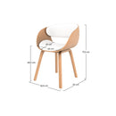 Silla Adelmar blanca