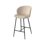 Groom - Lot De 2 Chaises Pour Îlot Central En Tissu Bouclé Beige