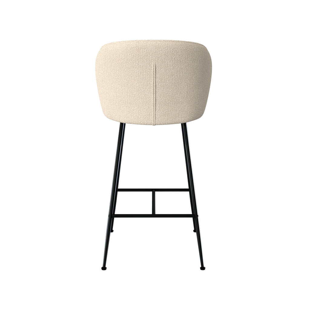 Groom - Lot De 2 Chaises Pour Îlot Central En Tissu Bouclé Beige