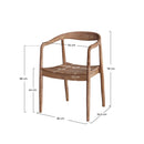 Lombok - Chaise En Bois De Teck Biseauté