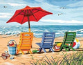 Paint by Numbers - Chairs at the Beach