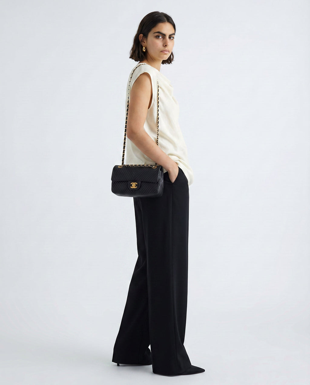 Chanel Timeless Single Flap Chevron