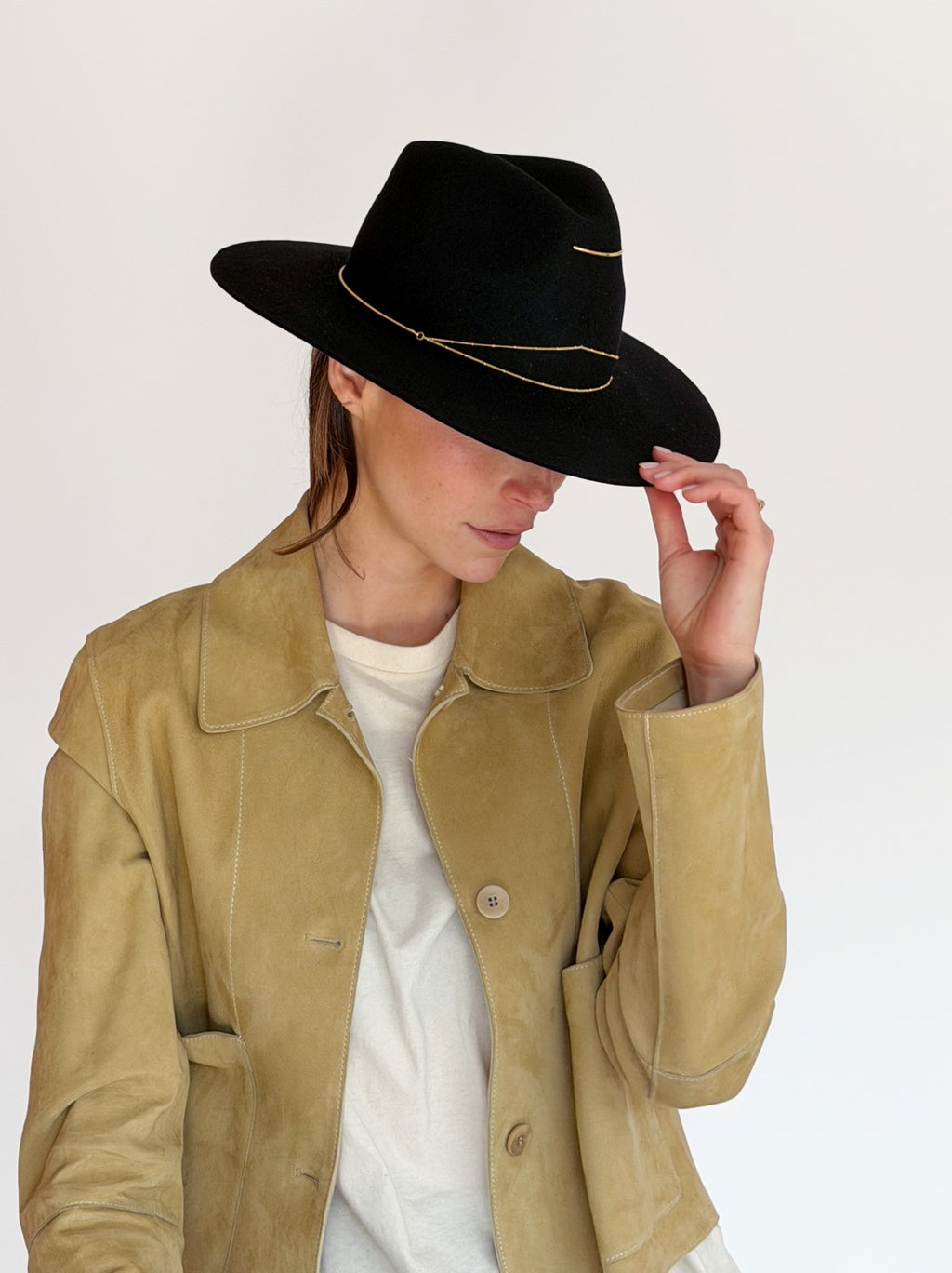 Lea Felt Hat - Black