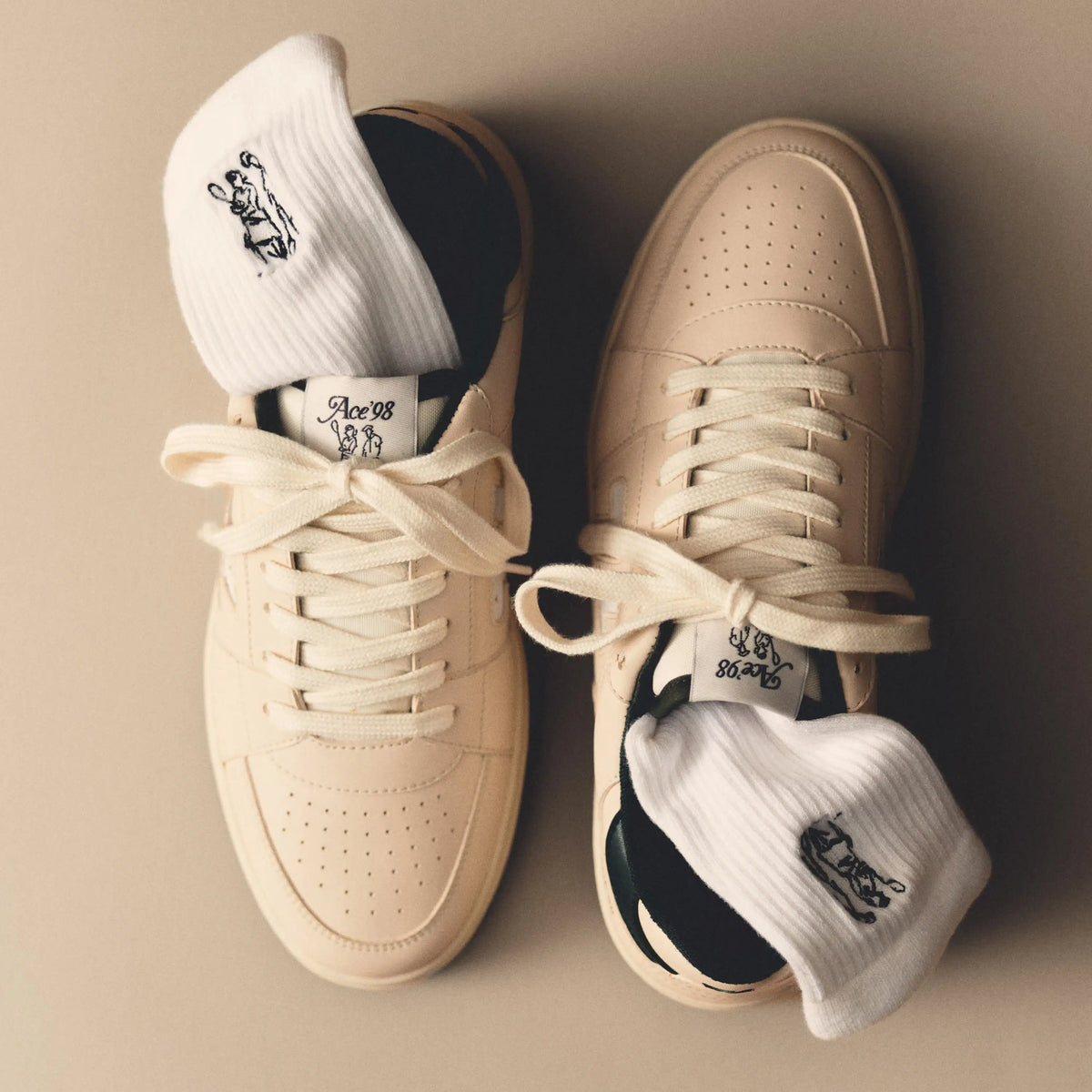 Ace'98 White Socks