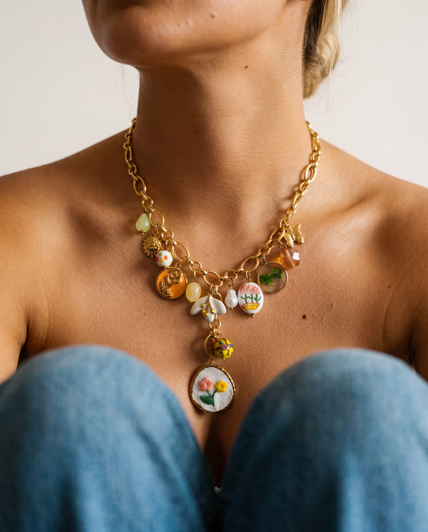 Golden Wave Necklace