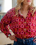 Chemise Athéna coeurs boum