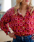 Chemise Athéna coeurs boum
