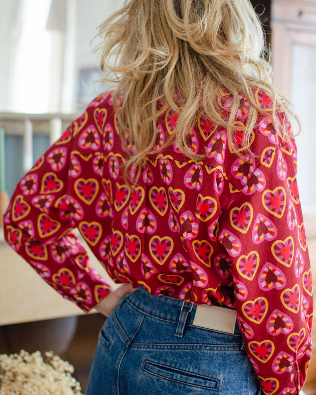 Chemise Athéna coeurs boum