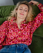 Chemise Athéna coeurs boum