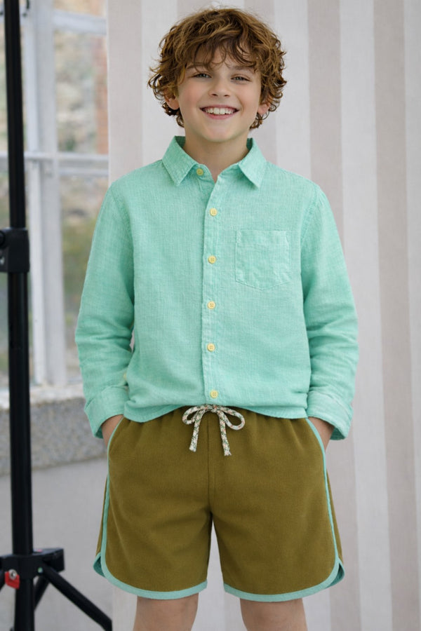 Constantin Mint Shirt - Child Boy - Mint