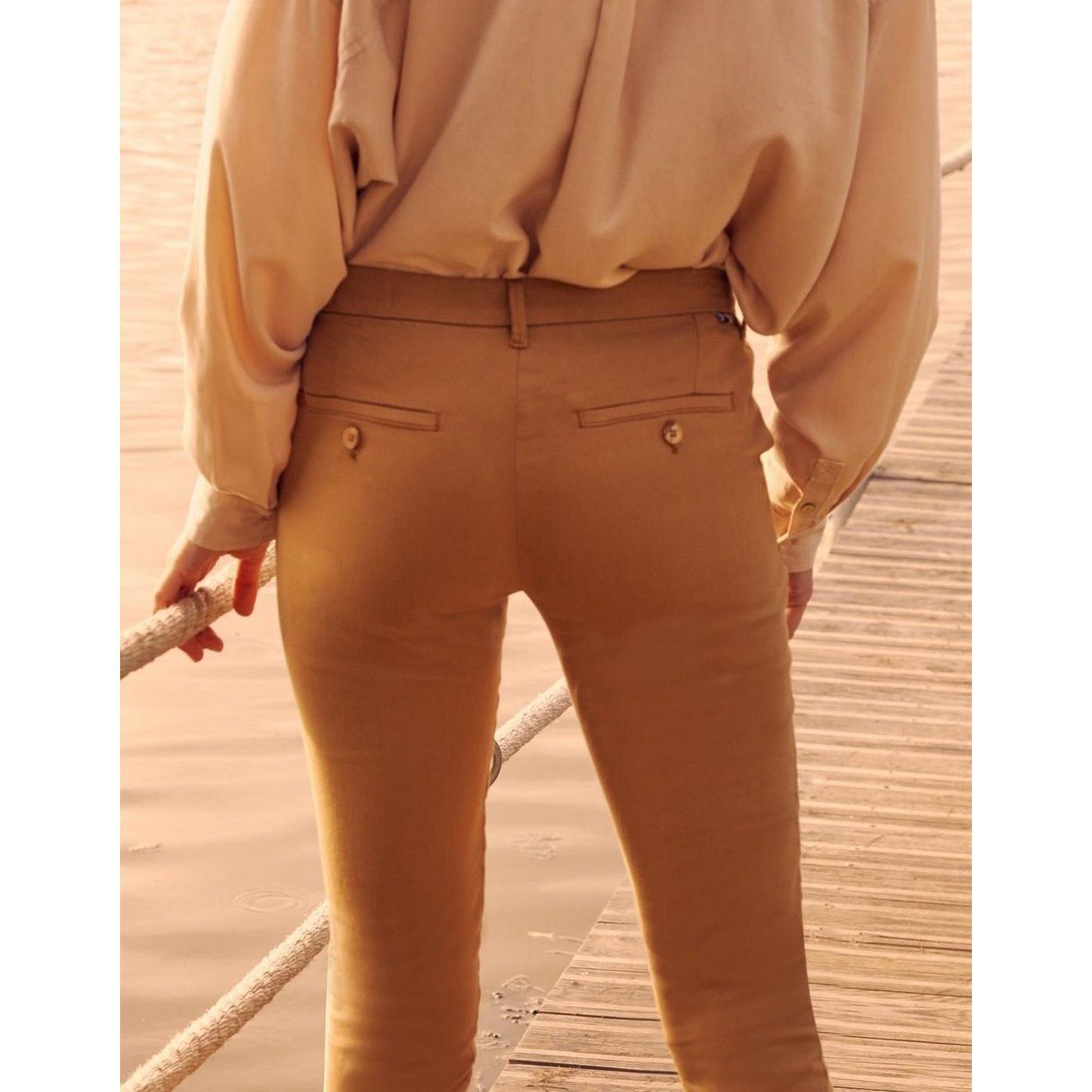 Sandy 2 Basic Chino Pants - Bronze Mist