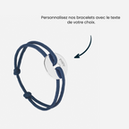 Bassin Bracelet - Navy Blue & Beige