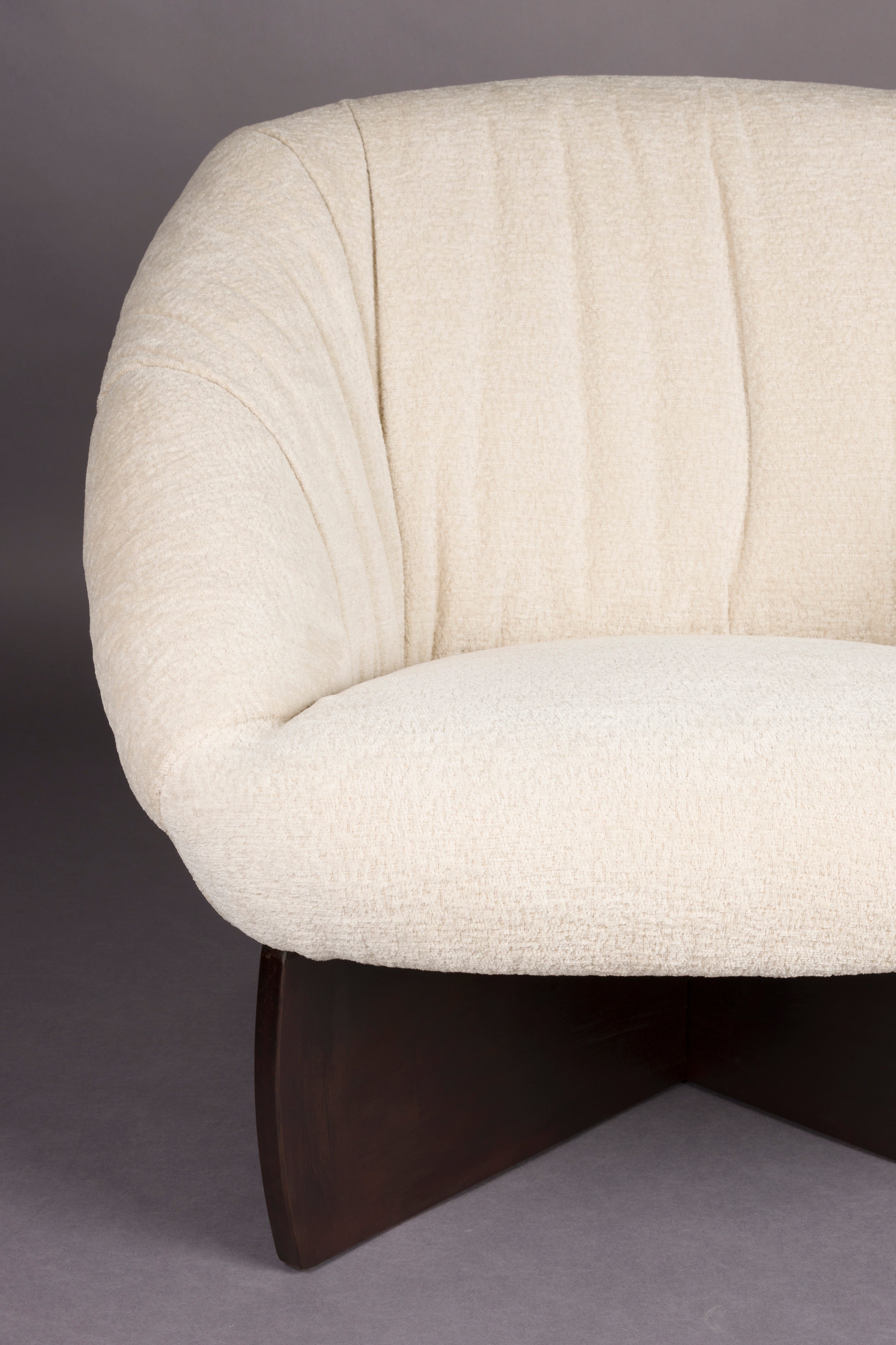 Emilius - Sillón lounge - Tela - Beige