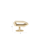 North - Table D'Appoint - Résine - Beige