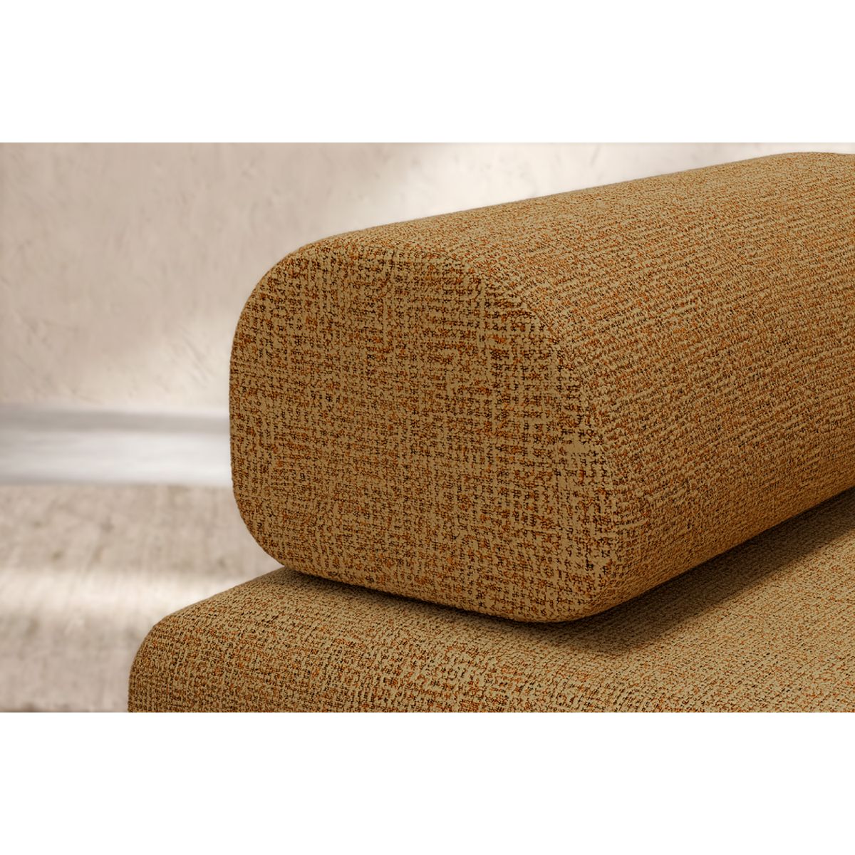 Coco Straight Sofa - 2-Seater - Tweed
