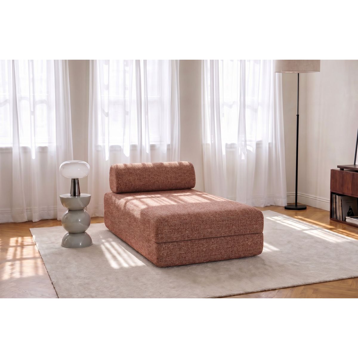 Méridienne Coco - 3 Places - Tweed