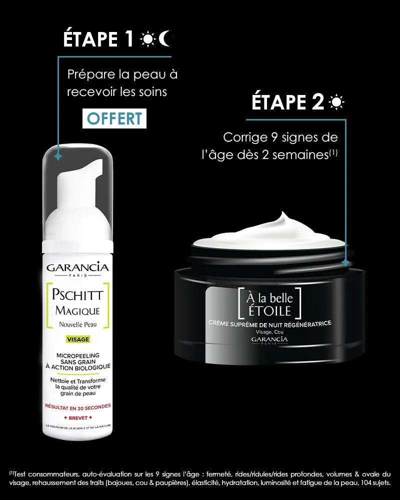 Caja [Estrella] etapas del ritual nocturno Laboratoire Garancia 