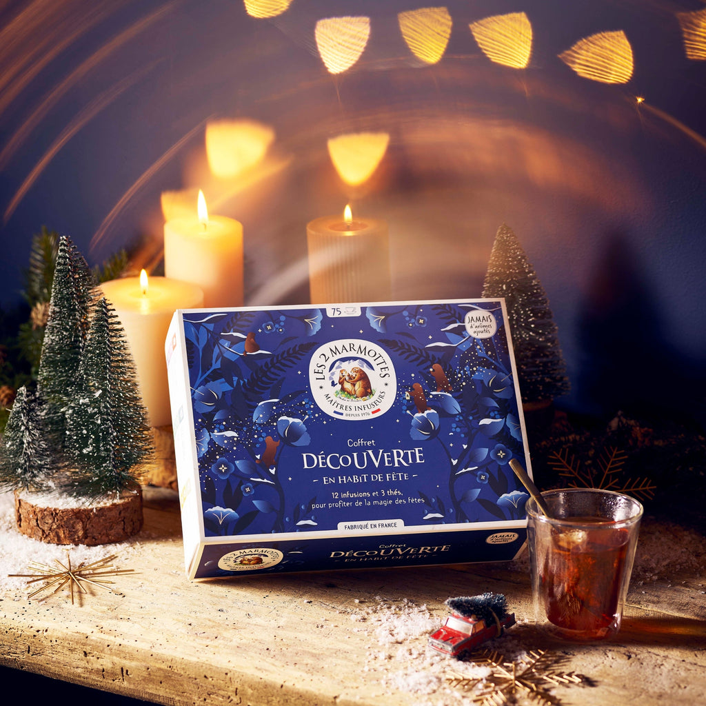 Christmas Discovery Box - 12 Infusions & 3 Teas - 75 Bags