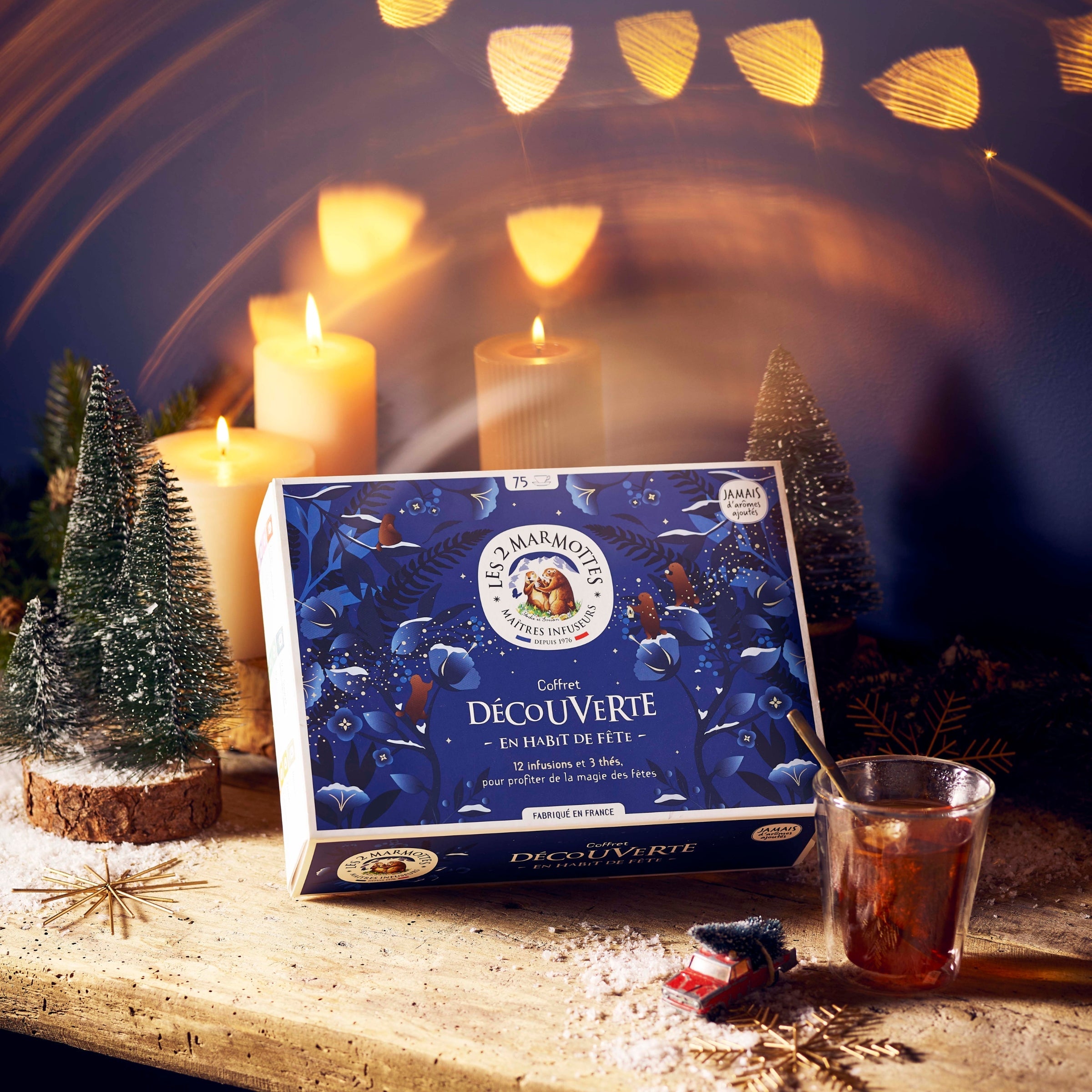 Christmas Discovery Box - 12 Infusions & 3 Teas - 75 Bags