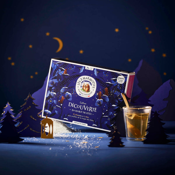 Christmas Discovery Gift Set - 12 Herbal Infusions & 3 Teas - 75 Bags