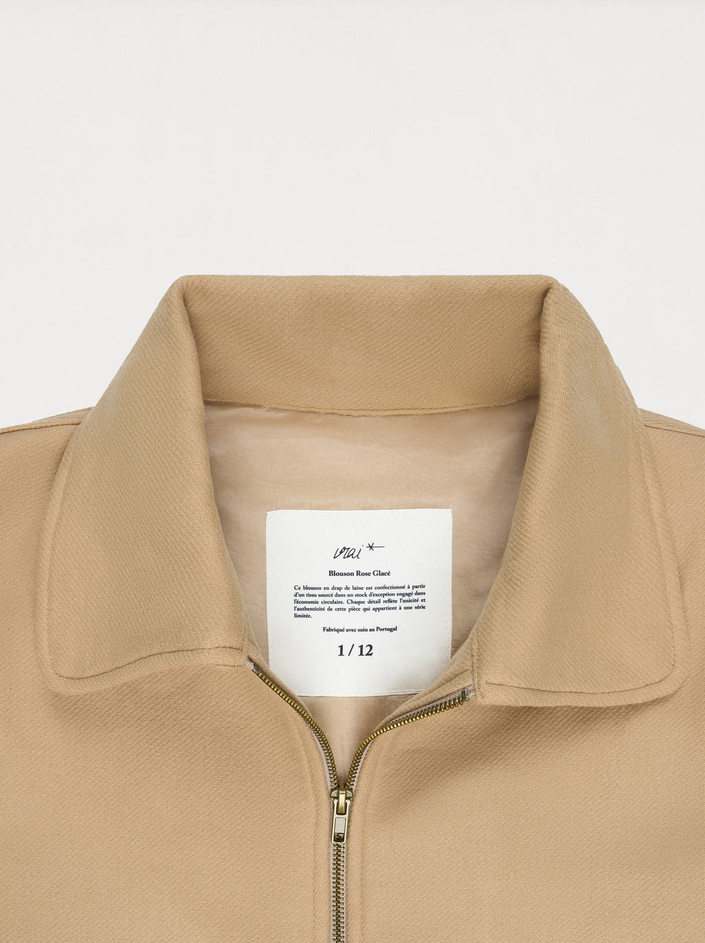 Blouson Sculpture Rose Glacé