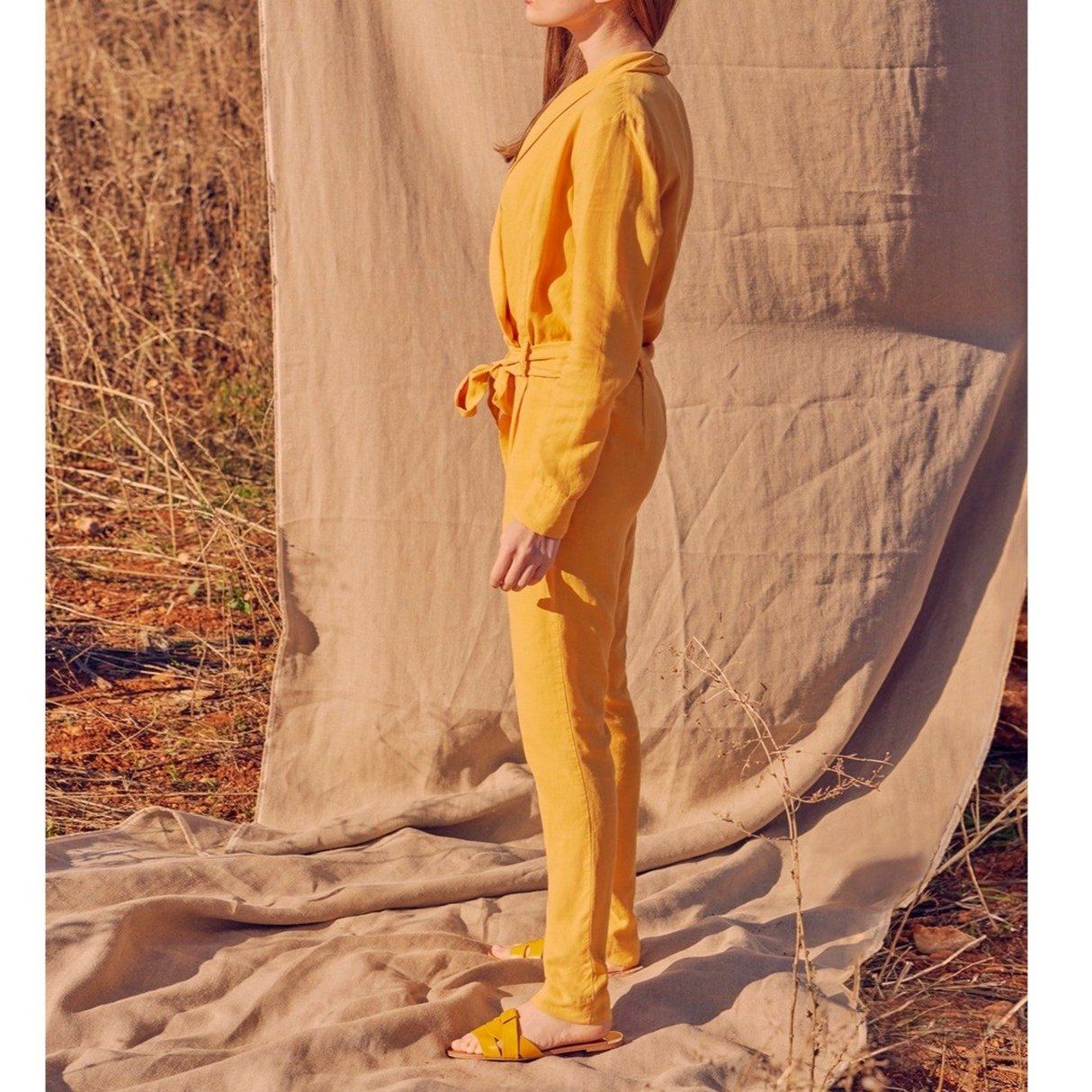 Mono Jina Linen - Mimosa