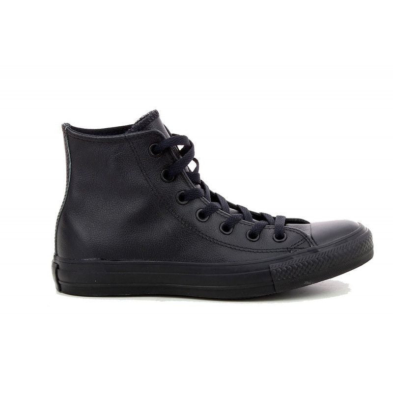 All Star Leather Hi Sneakers - Black