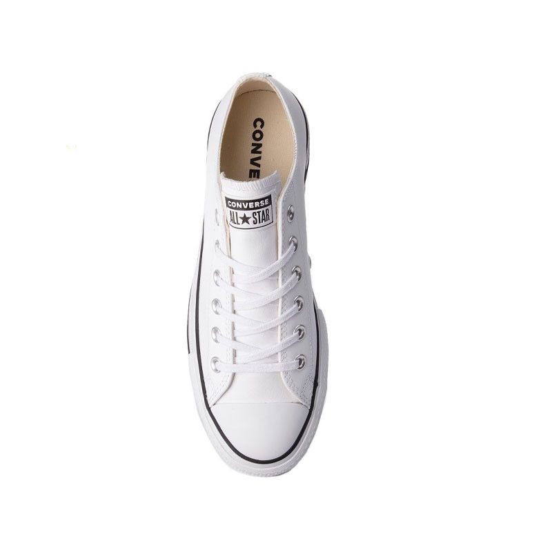 Zapatillas Platform Leather Ox - Blanco