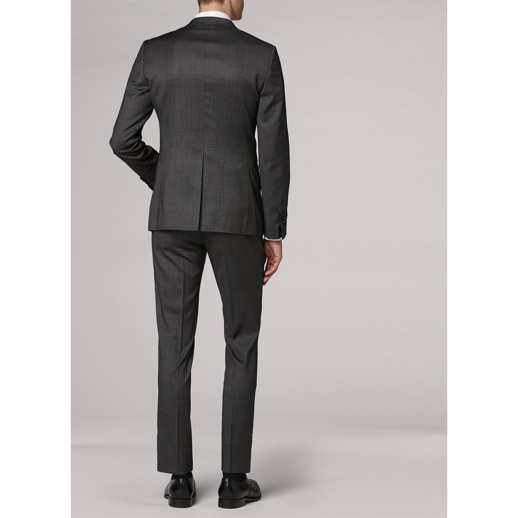 Fursac - Costume En Laine Vierge Gris Cendre - Gris Cendre