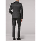 Fursac - Costume En Laine Vierge Gris Cendre - Gris Cendre