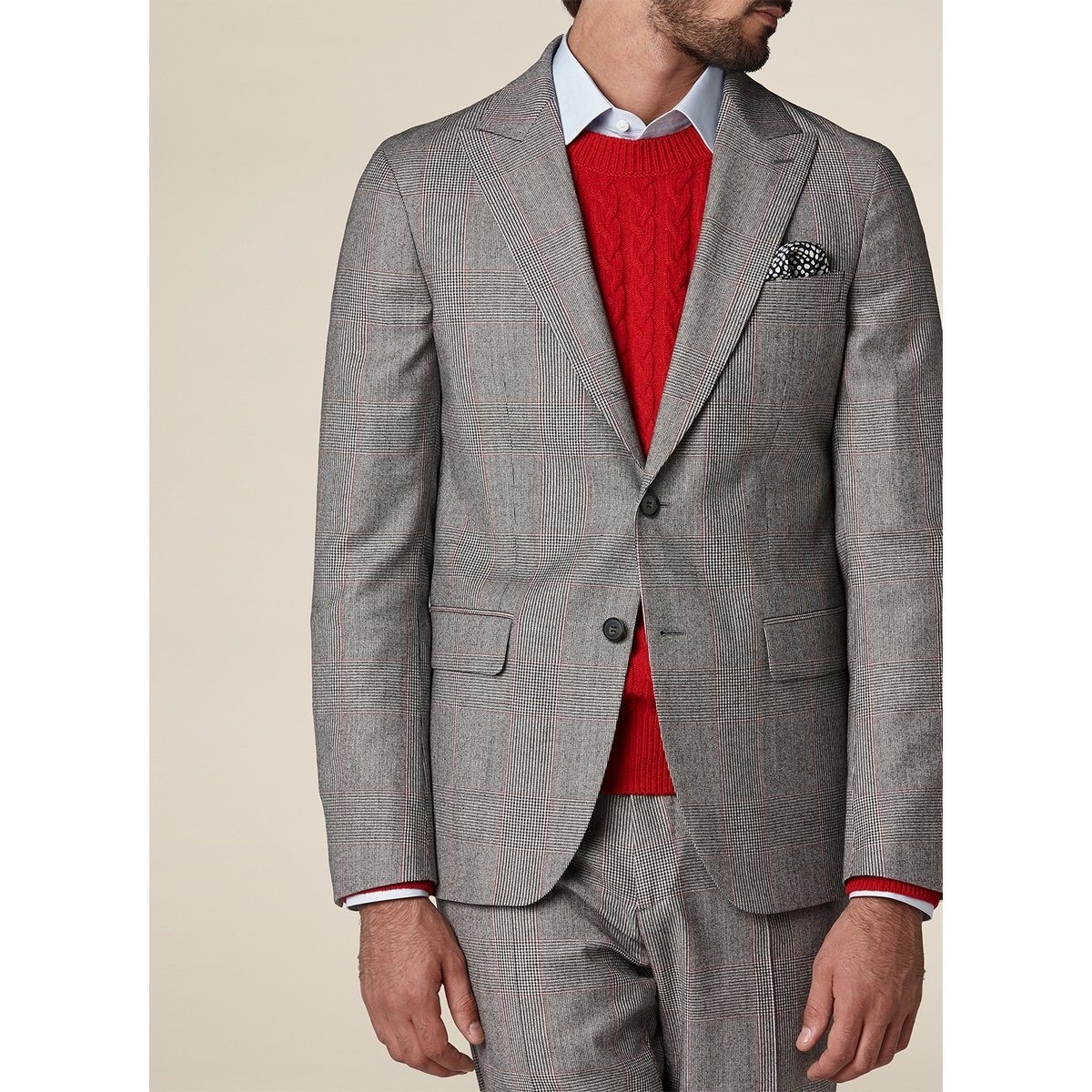 Fursac - Traje Slim Fit - Gris Medio - Hombre