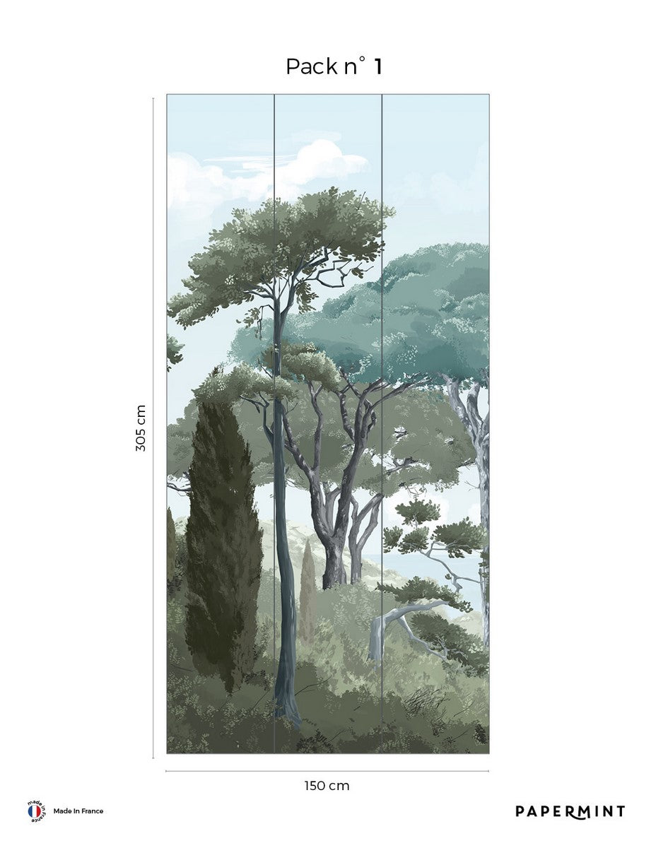 Fresque Côte D'Azur - Vert De Gris