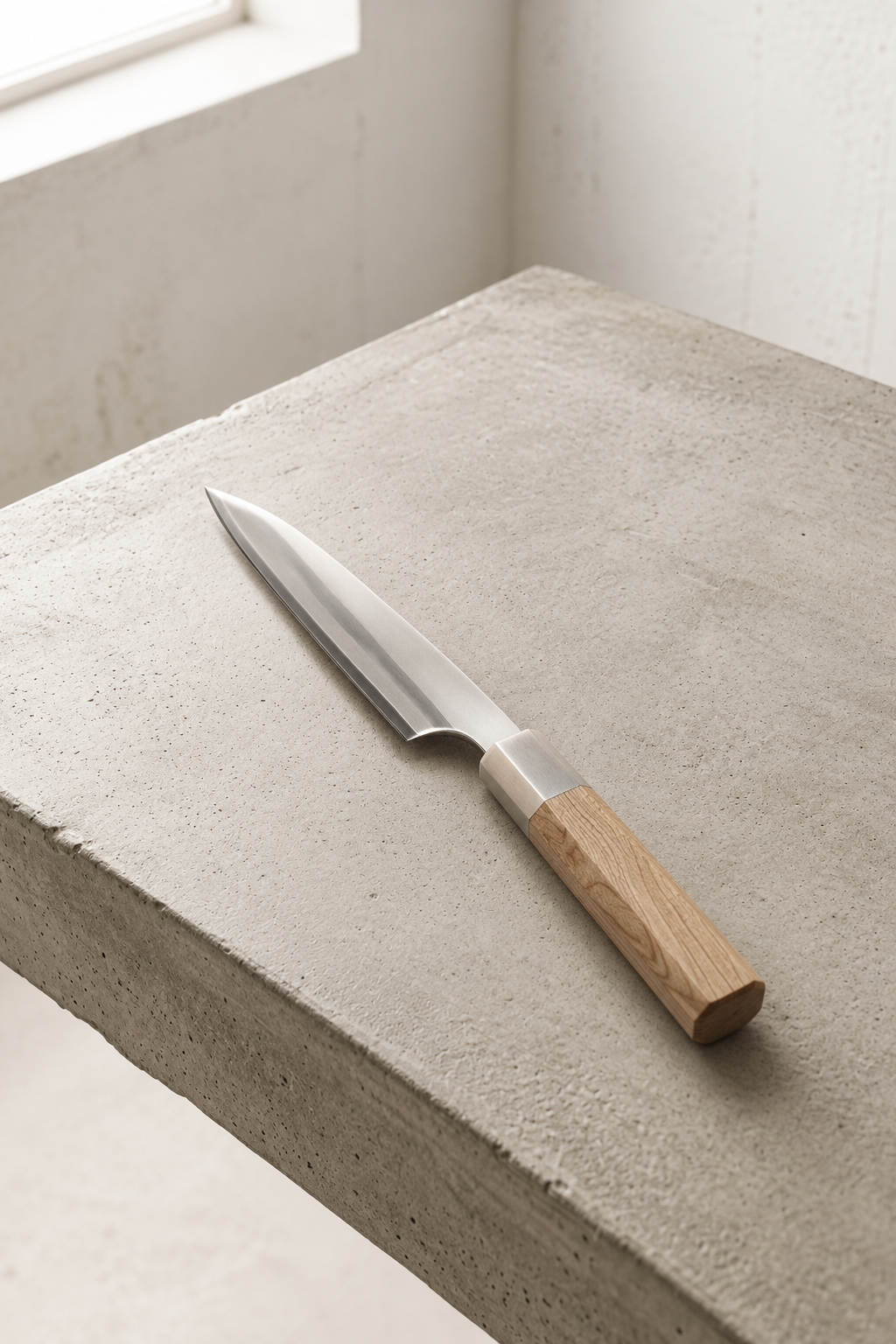 Inku Knives – Küchenmesser – Edelstahl und Holz – Grau