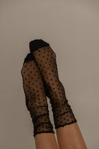 Polka Dot Socks - Sheer