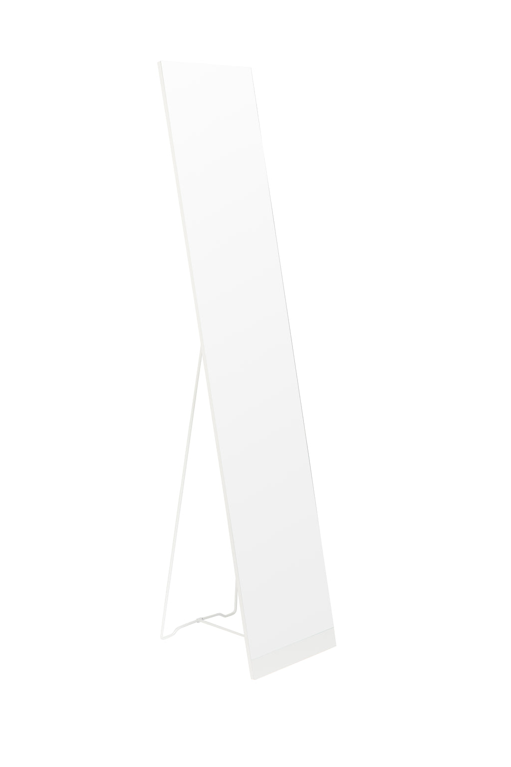 Stand - Miroir - Acier - Blanc