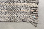 Frills - Rectangular Rug - Wool - Grey/Blue