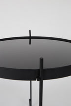 Cupido S - Mesa auxiliar - Vidrio - Negro