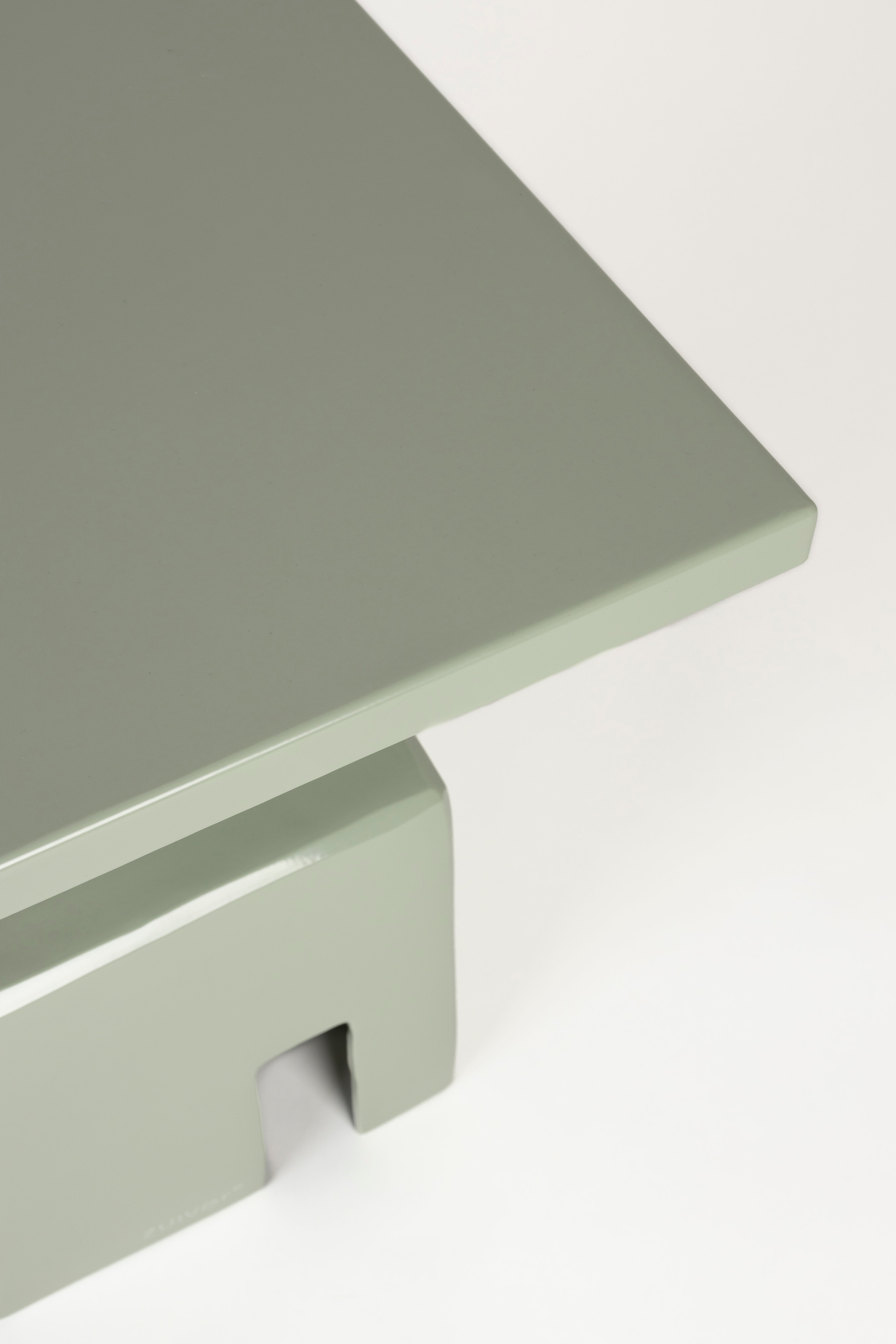 Chubby - Table D'Appoint - Fer - Vert Pierre
