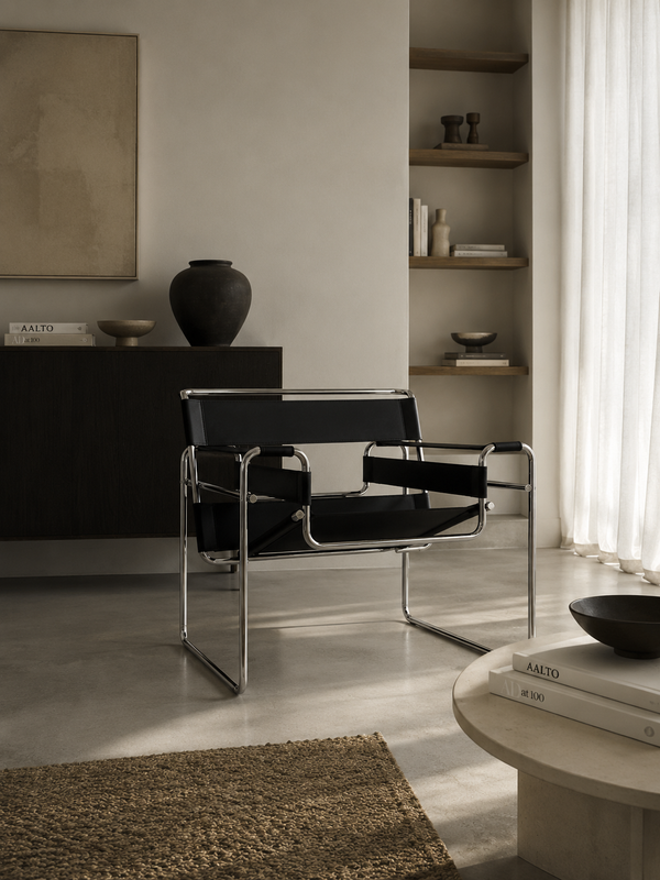 Wassily - Breuer - Gris oscuro en tela