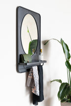 Étagère Pascal M - Miroir - Fer - Noir