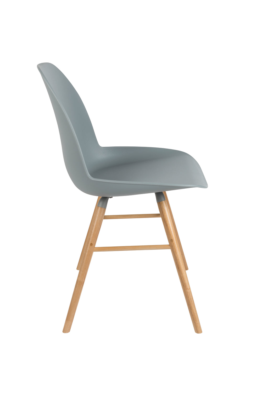 Albert Kuip - Silla de Comedor - Plástico Polipropileno - Gris Claro