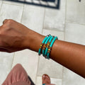 Pulseras Mini Léo - Mix Aqua