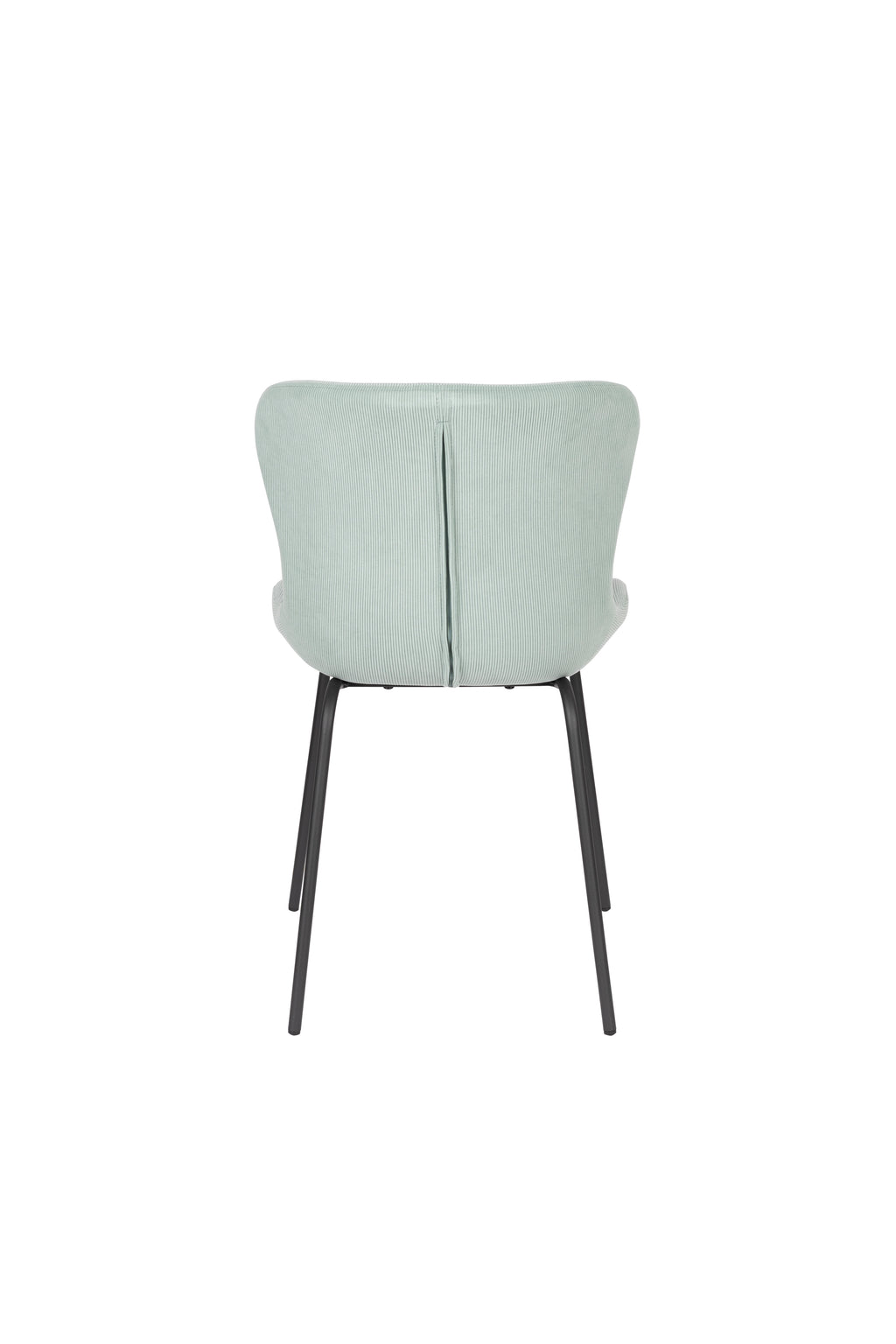 Junzo Rib - Set of 2 Dining Room Chairs - Fabric - Light Green