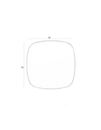 Mila - Mirror - Metal - Black