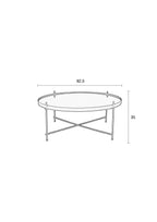 Cupido Xxl - Mesa auxiliar - Vidrio - Negro