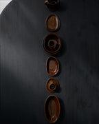 Out Of Lines - Lot De 2 Soucoupes Pour Mug - Grès - Ocre
