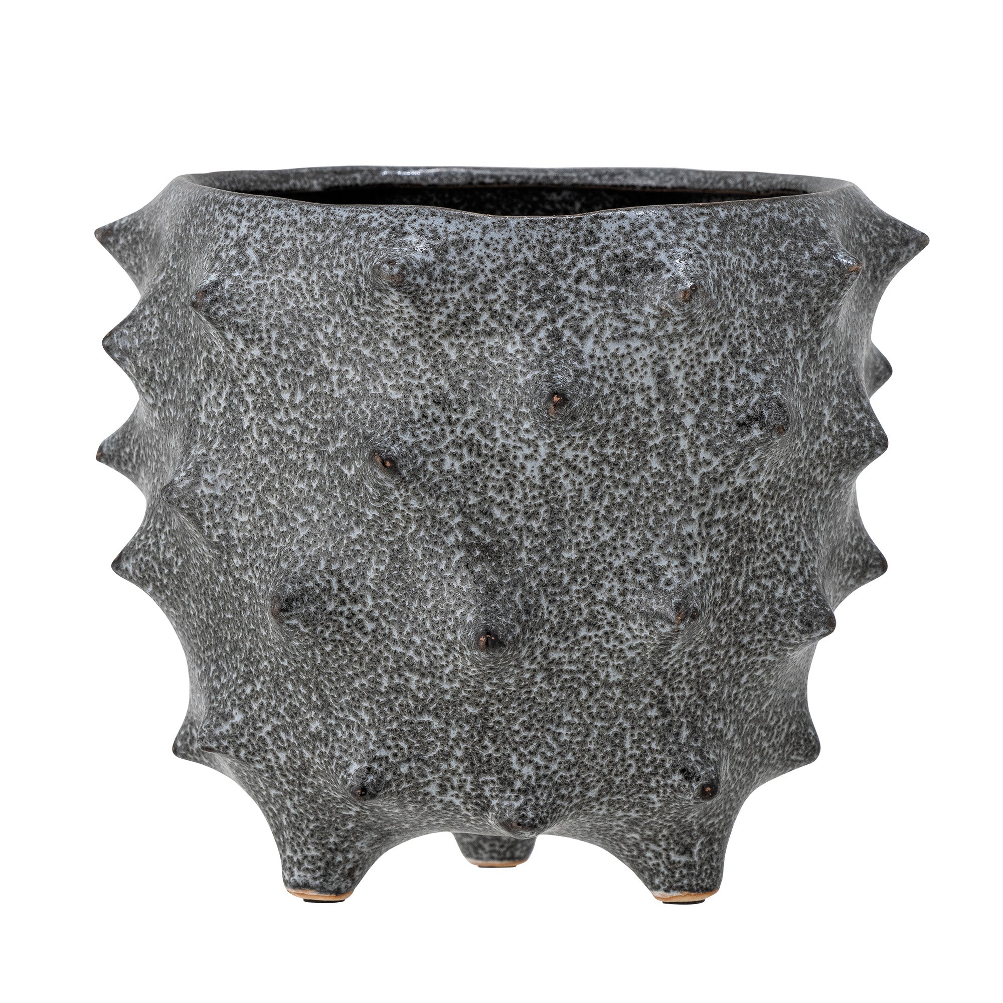 Ademir - Set of 4 Plant Pot Covers - Blue - Stoneware