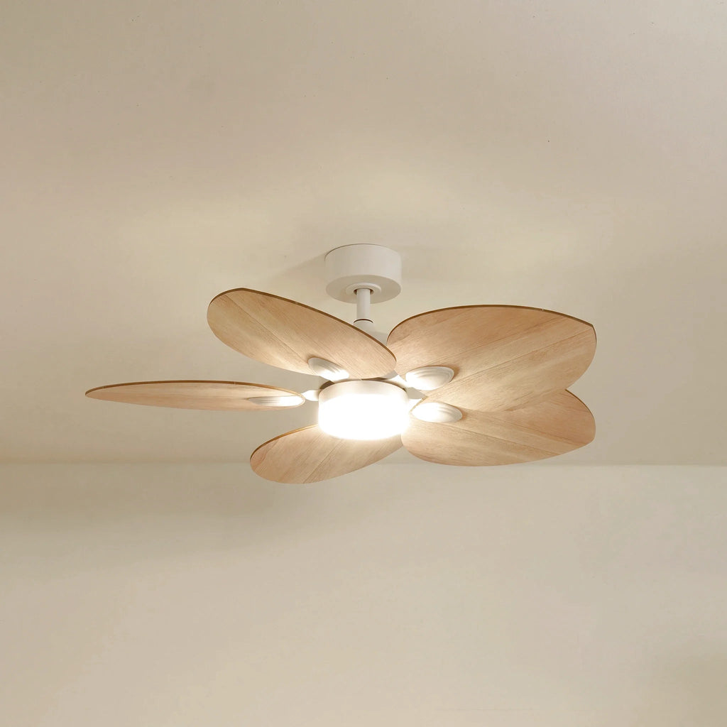 Dahlia Teinté Chêne | Ventilateur De Plafond – Ø 109 Cm