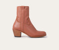 Stiefeletten Gisèle - Weiches Leder Cognac - Damen